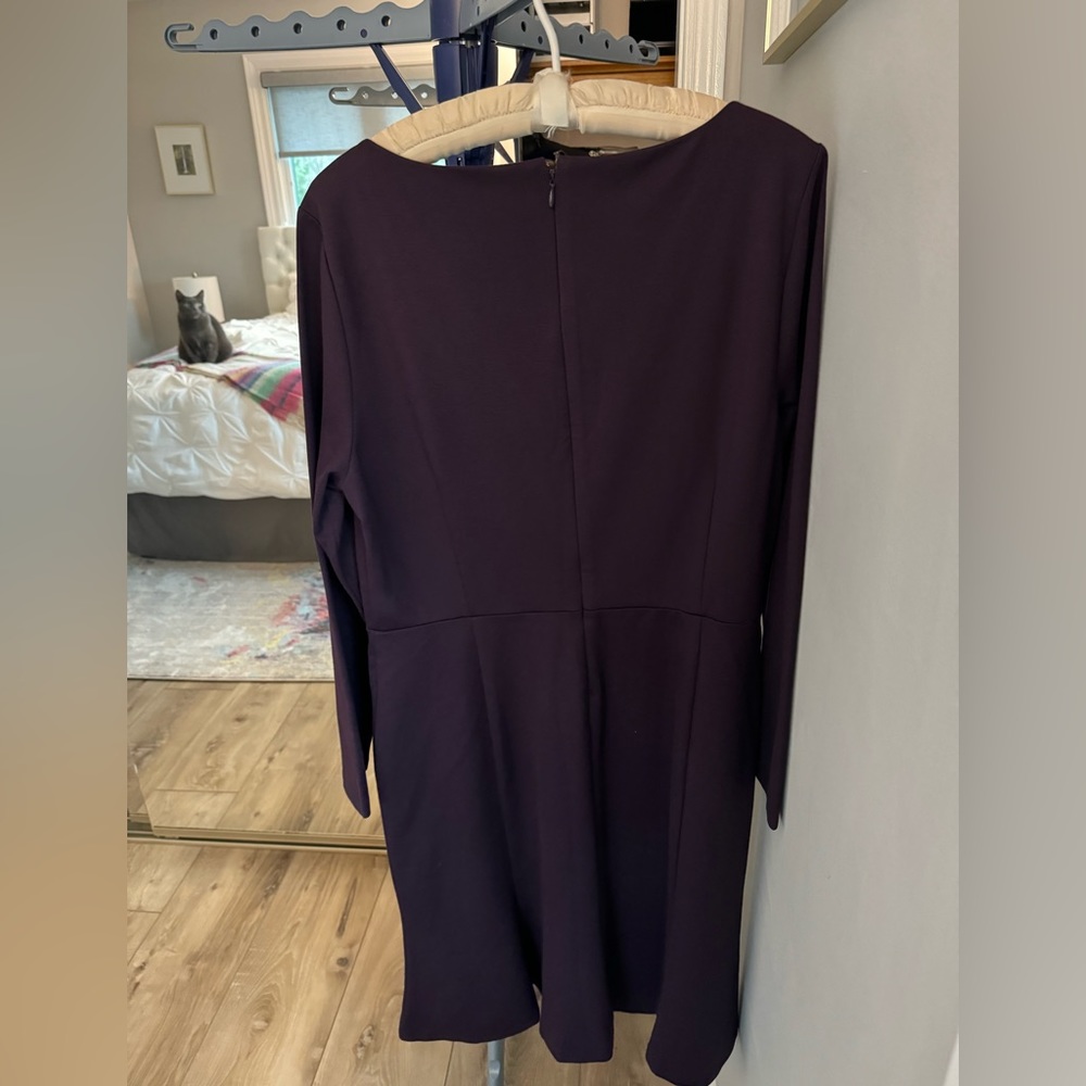 New, with tags, size 14, Ann Taylor A-line 3/4 length sleeve dress - Picture 2 of 3
